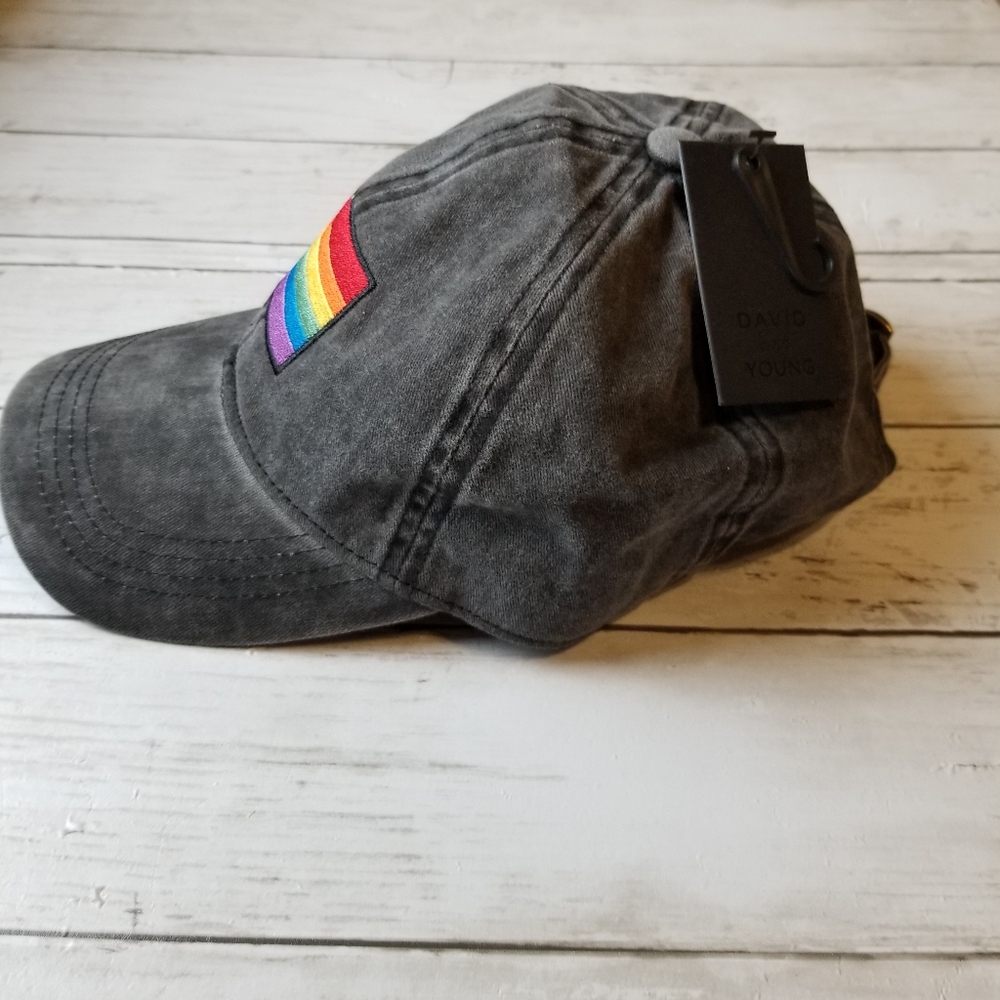 David And Young Pride Rainbow Patch Baseball Cap … - image 3